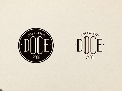 Doce Colectivo brand logo stamp