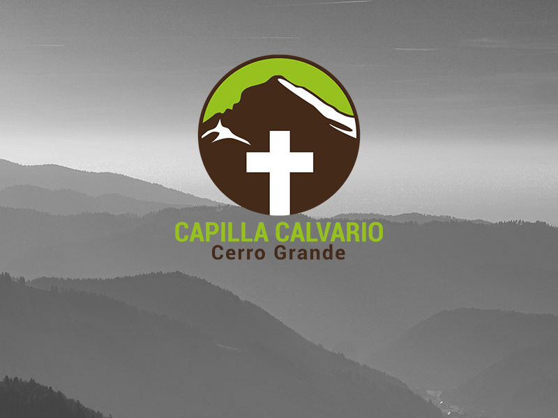 Capilla Cerro Grande church cross mountain brand logo