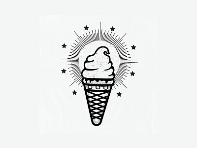 Ice Cream ice cream ice cream cone illustration tshirt tshirt graphics vector