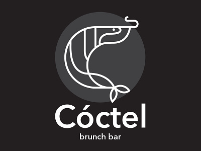 Cóctel brand brandideas branding brunch coctel logo sea food vector