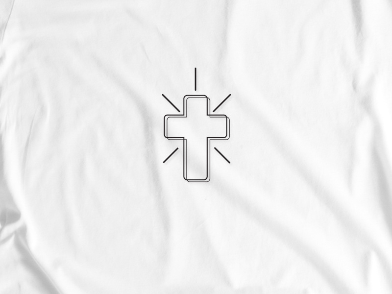 Cross Aime project 4/6 minimal cross tshirt graphics tshirt design tshirt