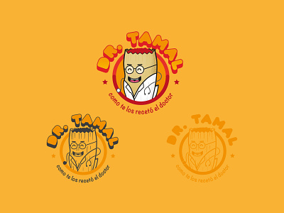 Dr tamal brand branding design doctor illustration logo logotype tamal tamales vector
