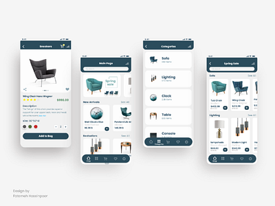 Deciration shop app deciration app uiux