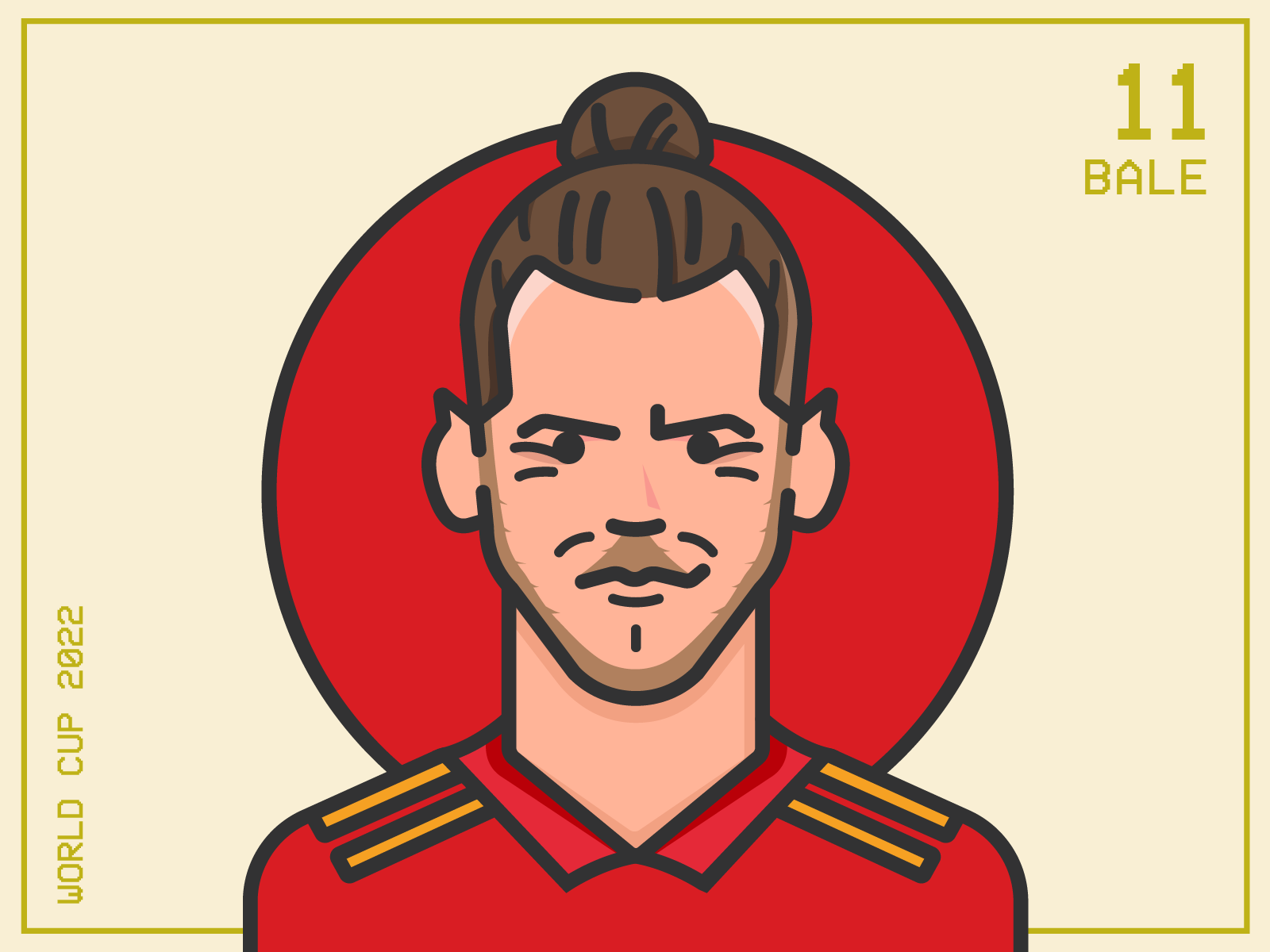 Gareth Bale | World Cup 2022 by Ozza Okuonghae on Dribbble