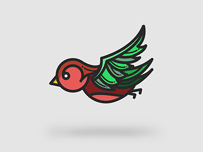 Bird Dribbble bird colour flat vector noun project planet earth wildlife