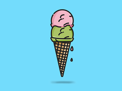 Ice-cream cream ice icon iconography noun project