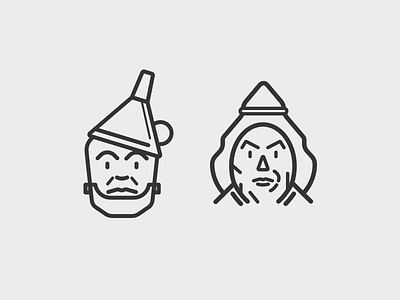 The Wizard of Oz characters daily icon oz scarecrow thewizardofoz tinman wizard