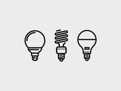 Eco Bulbs art bulb daily eco energy future icon lighting smarthome sustainable