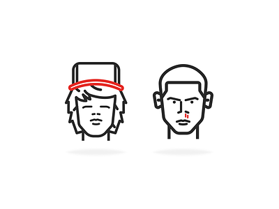 Stranger Things: El & Dustin art characters daily dustin el icon iconography line netflix stranger streaming things
