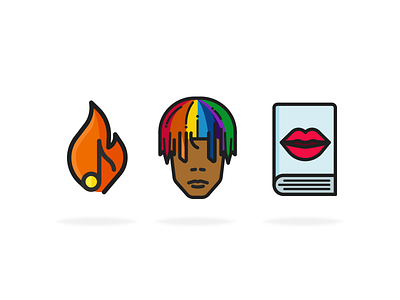 3 Vibrant Emojis