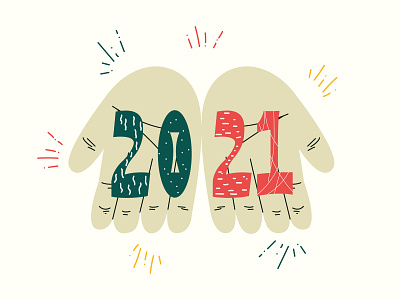 HAPPY NEW YEAR! 2021 ai branding design design art flat illustration illustration art new year vector