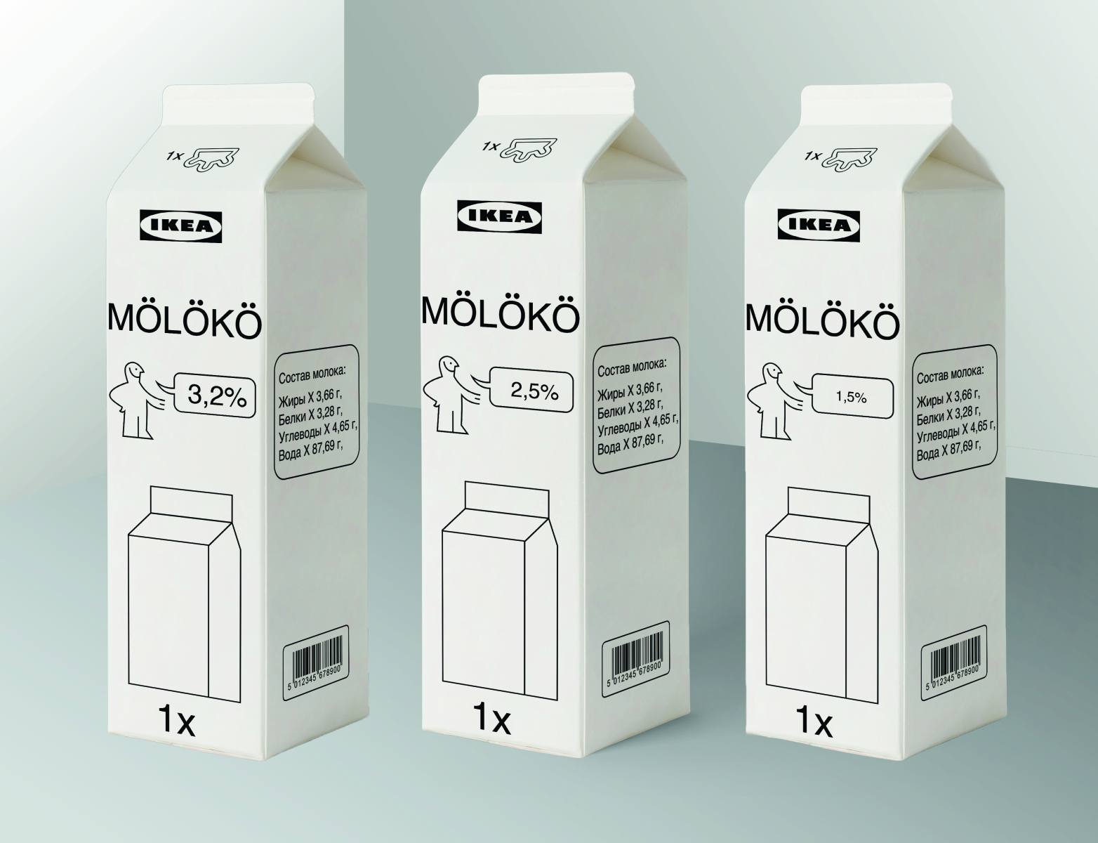 фото молока в коробке