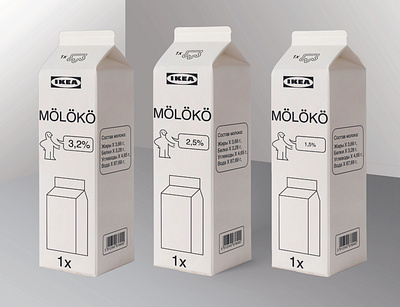 IKEA milk packaging design design milk milk packaging