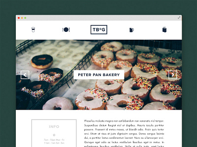 TBoG - side project content design milkshake studio website