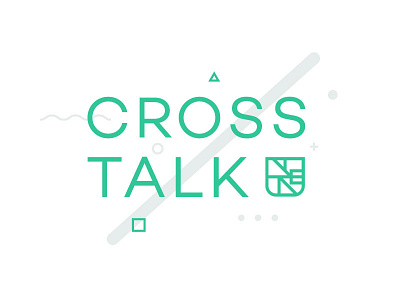 Crosstalk branding design graphical brand graphics