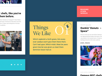 Ghostrobot Newsletter