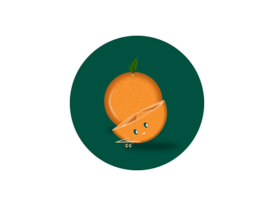 orange-chatacter 2d art art character creative design drawing flat illustration orange vector