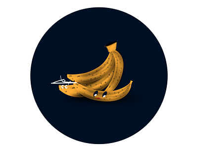 bananas 2d art art banana bananas character drawing flat illustration vector