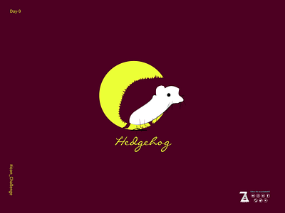 Hedgehog art character creative design drawing flat hedgehog icon icon design illustration logo vector