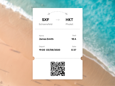 DailyUI - Ticket app dailyui design digital ui ux