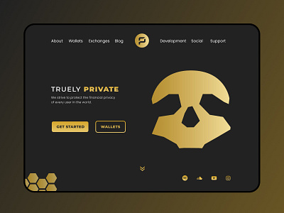 Pirate chain website concept clean crypto crypto exchange cryptocurrency figma flat money pirate pirate ship ui ux web website