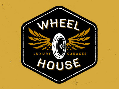 Wheelhouse v2 auto garage logo typography