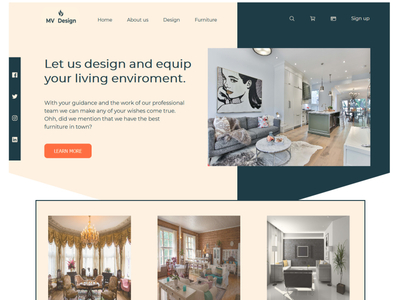 Interior Design Studio & Furniture Store by Martin on Dribbble