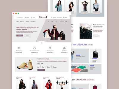 E-commerce fashion store