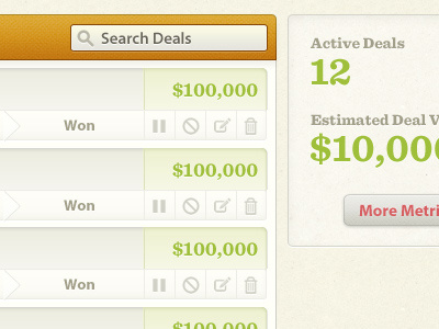 Sales Tracking sales soft texture ui