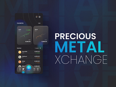 FX exchange for Precious metals appdesign design mobiledesign ui ux visual design web3
