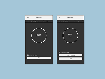 Sleep timer Daily UI #014 daily ui dailyui design sleep sleep app timer ui uiux ux