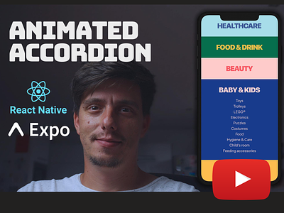 React Native Animated Accordion - Open Source [GitHub, YouTube] accordion android animated accordion animation tutorial app github ios open source react native react native tutorial reactjs tutorial animation youtube youtube tutorial