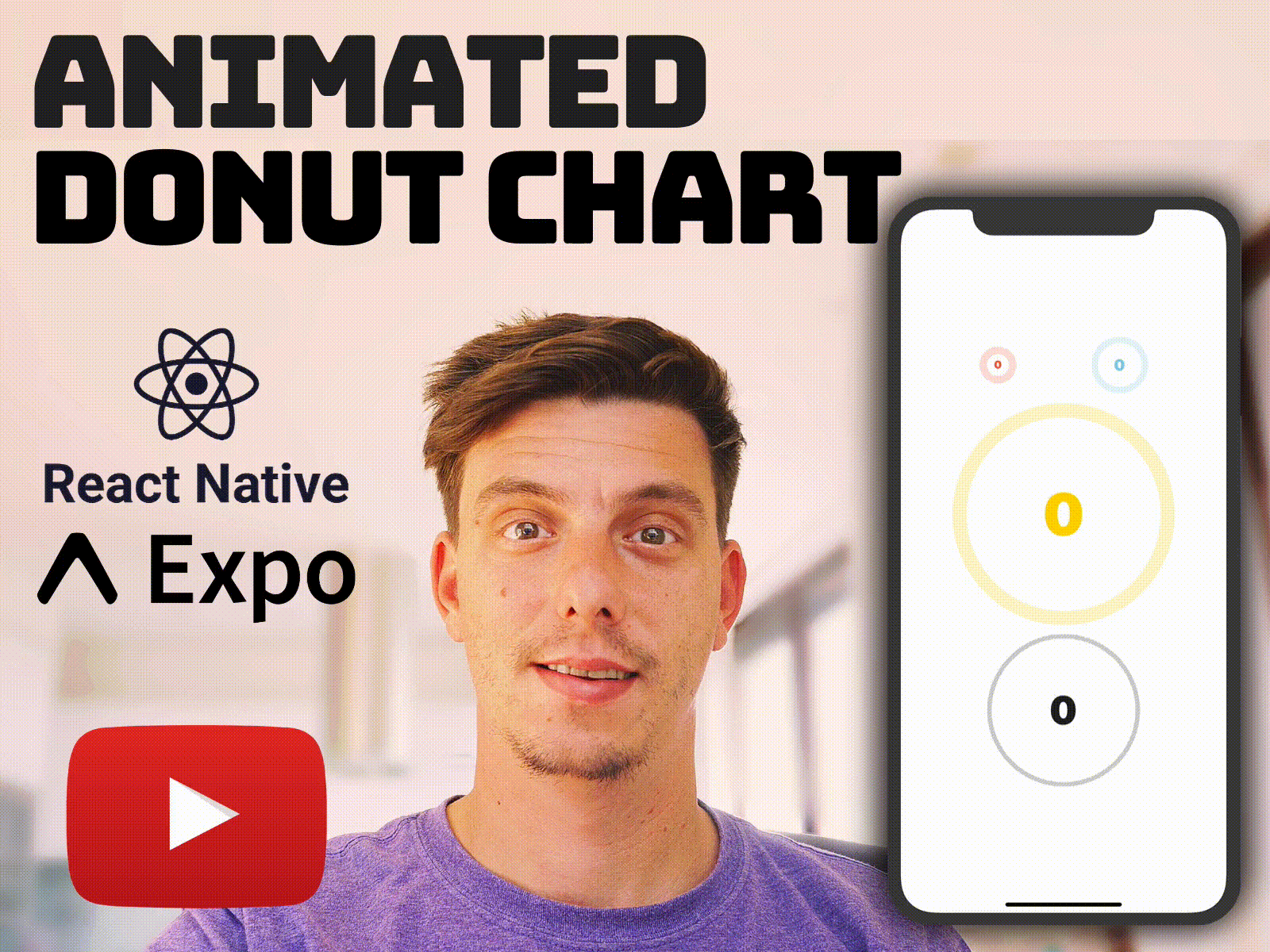 [YouTube Tutorial] React Native Animated Donut Chart