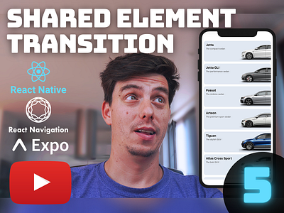 Ep.5 - React Native Shared Element Transition [YouTube] android animation flatlist ios open source react native react native animation reactjs shared element shared element transition tutorial animation youtube youtube tutorial