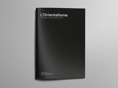 Dissertation on Orientalism in graphic design in France