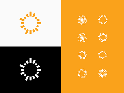 Condegram Logomark Exploration branding condegram icon logo logo design logomark sun