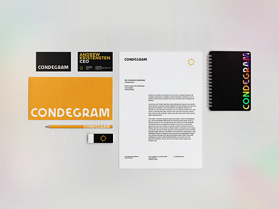 Condegram Stationery Branding branding business card condegram envelope letterhead logo logo design logomark logotype stationery stationery design