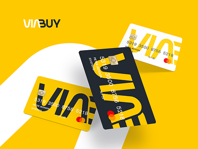 VIABUY Card Design Concept branding card card design credit card fintech logo logo design logomark logotype prepaid card viabuy