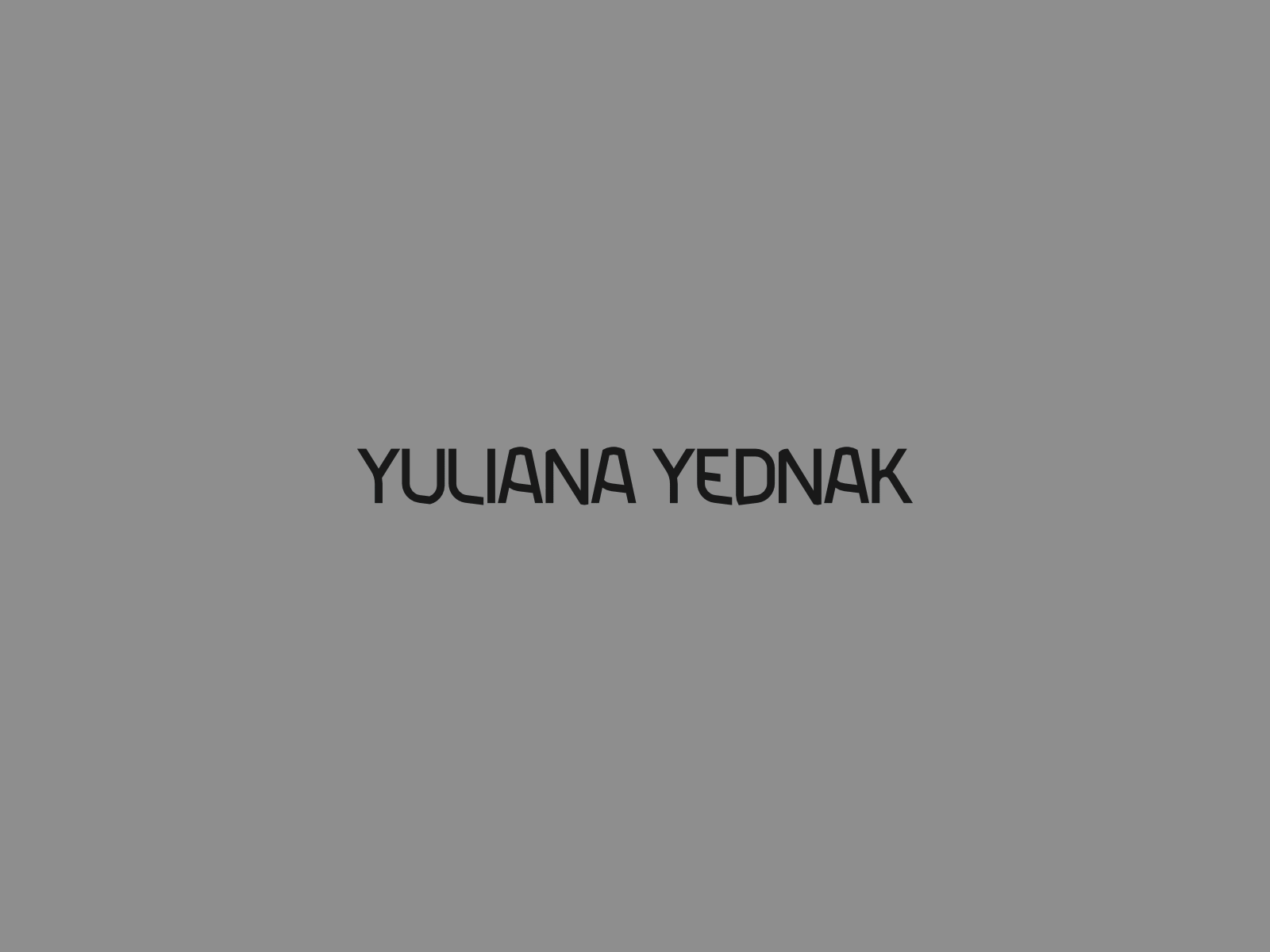 Logo for Yuliana Yednak branding branding design custom logo design custom logotype hairstylist hairstylist branding logo logo design logotype