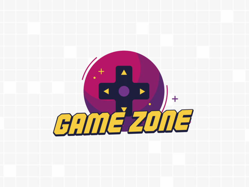 Logo Animation for Game Zone adobe after effects icon intro animation logo animation motion design motion graphics vector youtube intro