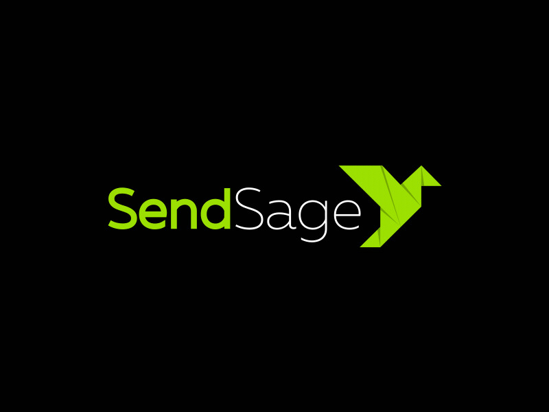 Logo Animation for SendSage adobe after effects intro animation logo animation motion design motion graphics youtube intro