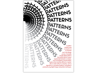 Expressive Typography of Patterns on clothing - Digital Patterns