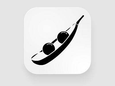 Icon Design - Two peas in a pod.