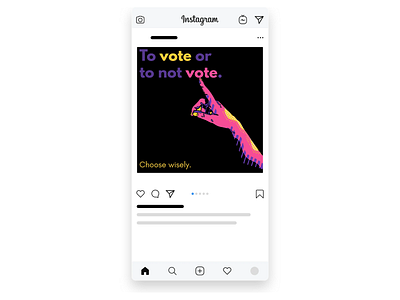 Social Media Concept for Voting campaign campaign concept social media design