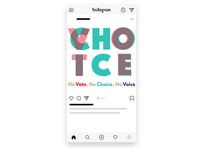 Social Media Concept for Voting campaign