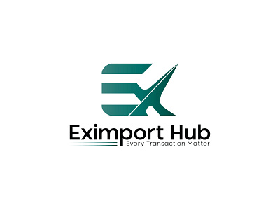 Eximport Hub branding graphic design logo