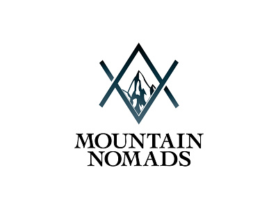 MOUNTAIN NOMADS brand identity branding design graphic design illustration logo logodesign vector