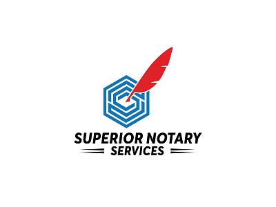 SUPERIOR NOTARY SERVICES brand identity branding design graphic design illustration logo logodesign vector