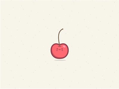 Cherry cherry friut icon illustration vector