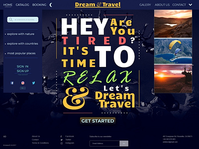 Travel Homepage